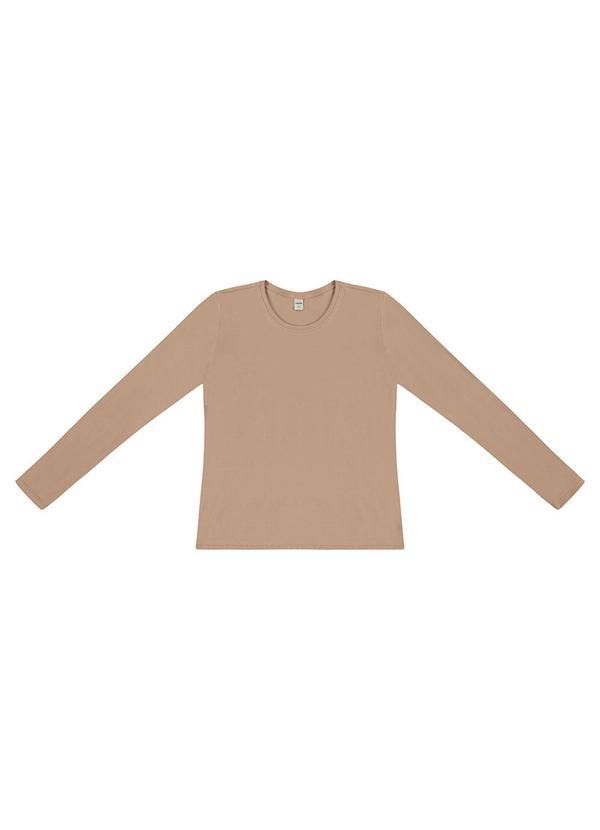 Blusa Manga Longa Marrom