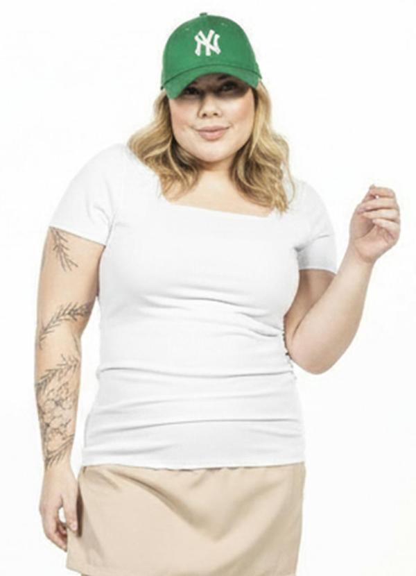Blusa Plus Size Branco