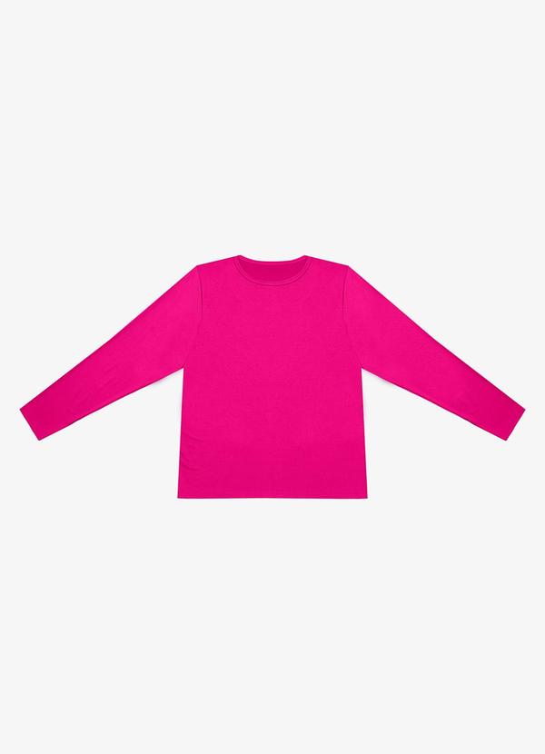 Blusa Térmica Feminina Plus Proteção Uv Rosa