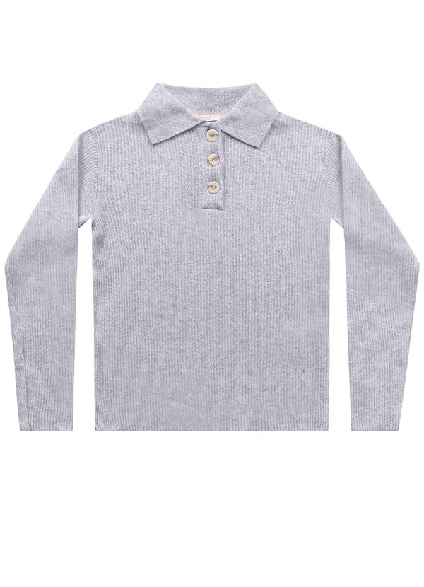 Blusa Tricot Cinza