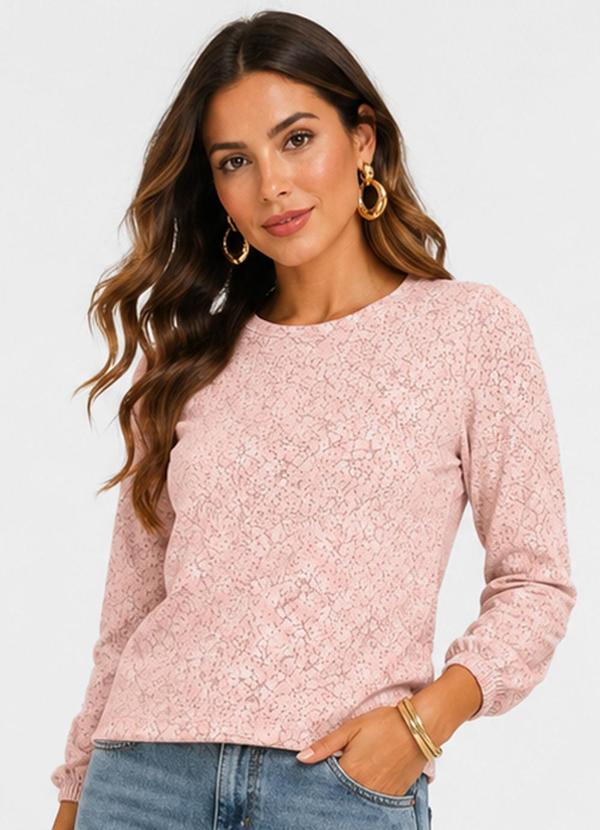 Blusão Feminino em Tecido Aspen Rosa