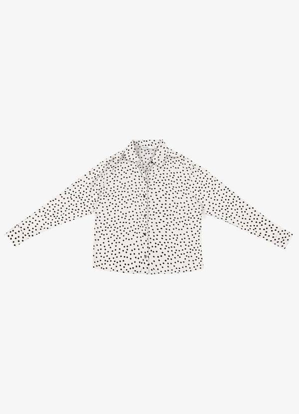 Camisa Feminina Manga Longa Viscose Bege