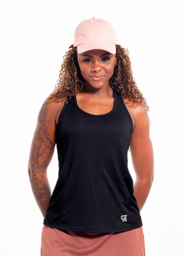 Regata Feminina Sport Preto
