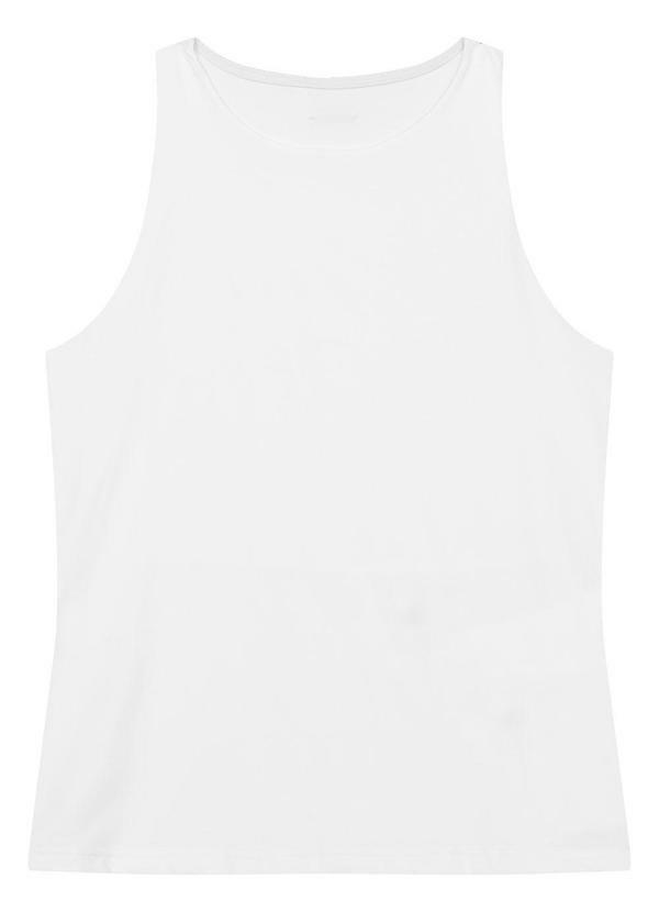 Blusa Básica em Malha Branco