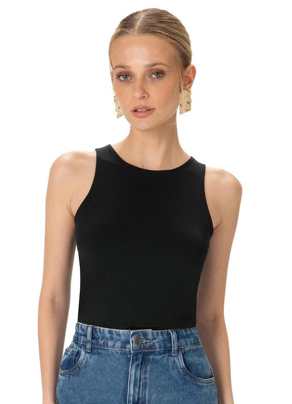 Blusa Básica em Malha Preto