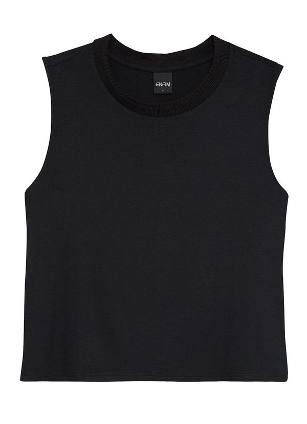 Blusa Básica em Viscose Preto