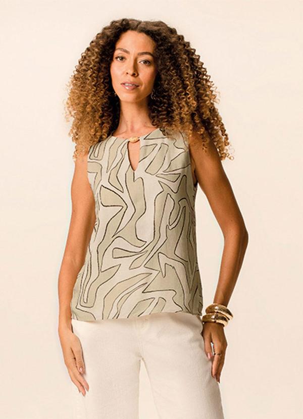 Blusa Comfort Orgânica Areia