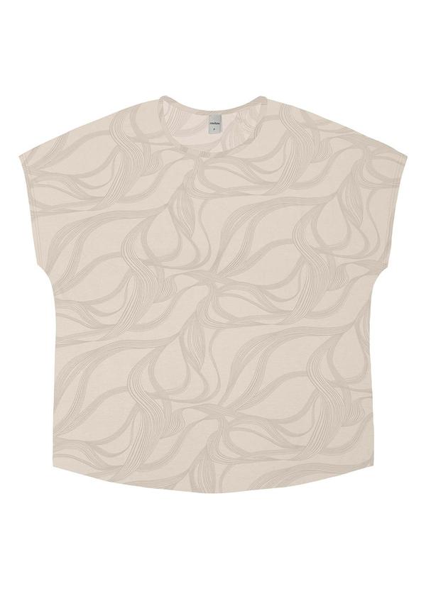 Blusa Feminina em Viscotorcion Bege