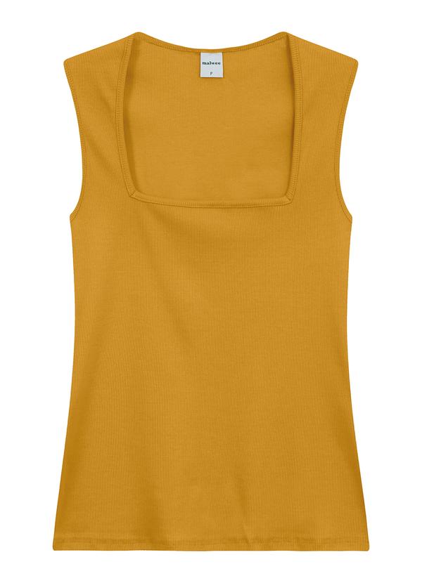 Blusa Justa Canelada Amarelo