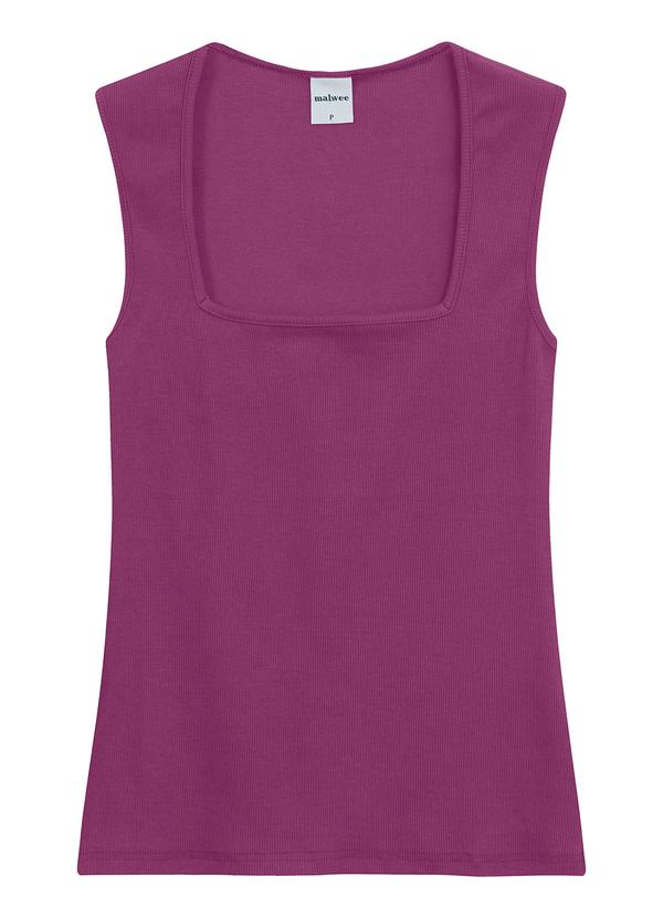 Blusa Justa Canelada Roxo