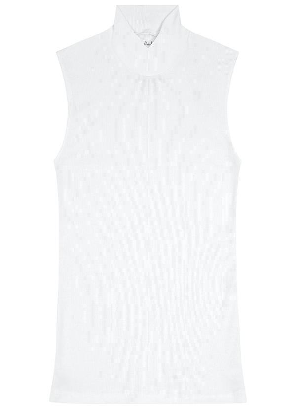 Vista 2 Blusa Justa em Ribana Branco Malwee Malwee