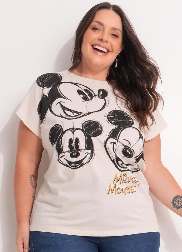 Vista 2 Blusa Mickey Mouse Bege Disney Disney