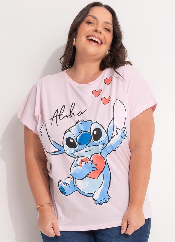 Vista 2 Blusa Lilo & Stitch Rosa