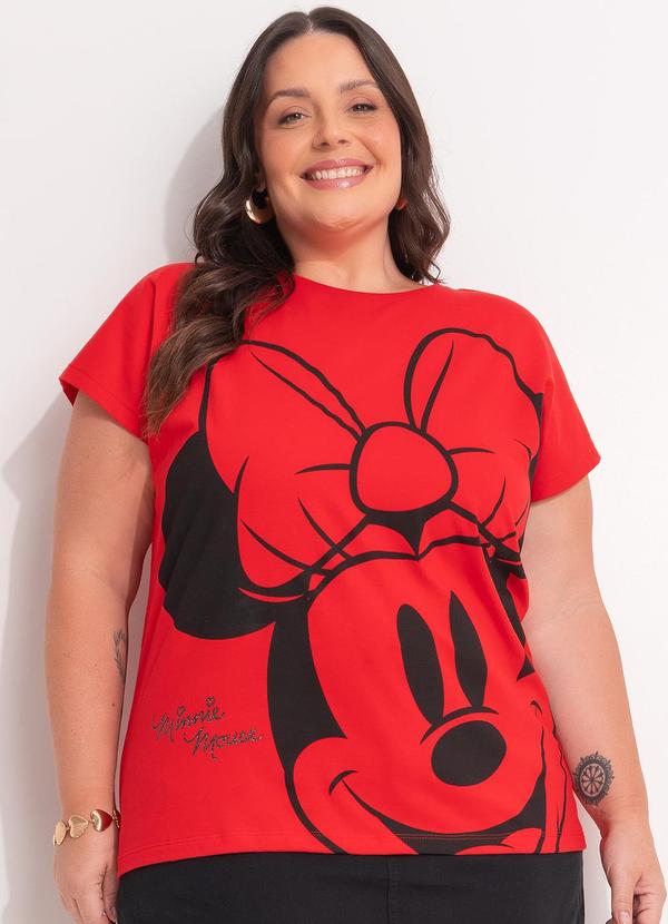 Blusa Minnie Mouse Vermelho