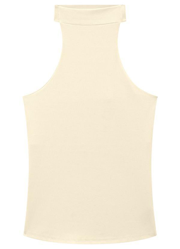 Vista 2 Blusa Off White Justa em Ribana Enfim Enfim