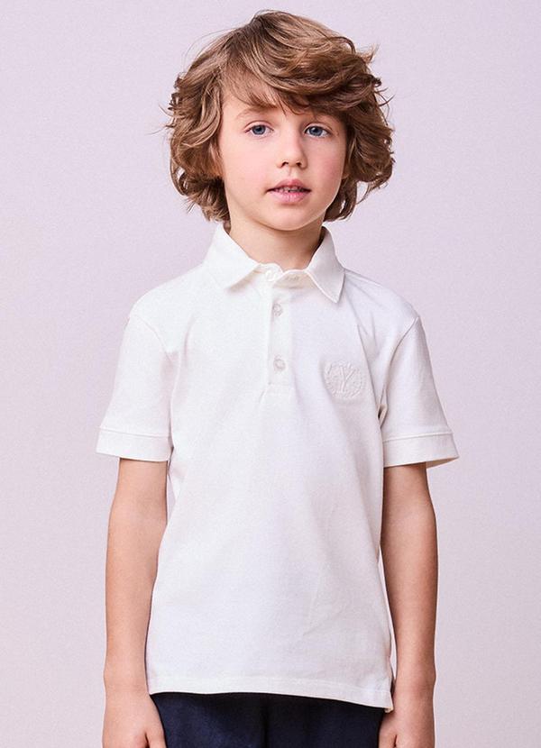 Camisa Polo Off White Branco