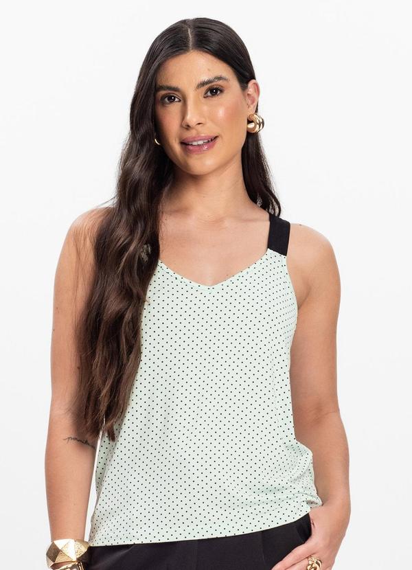 Regata Nadador Feminina Estampada Azul