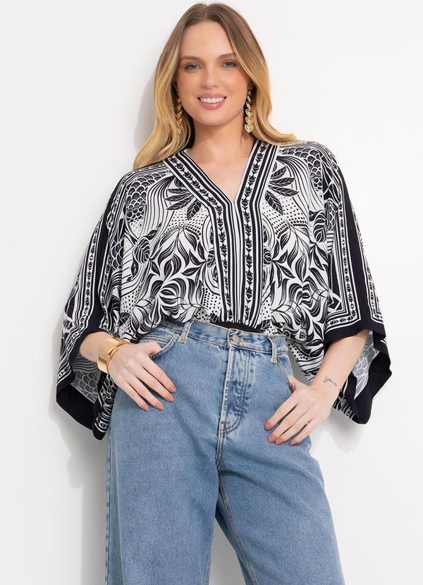 Body em Viscose Preto
