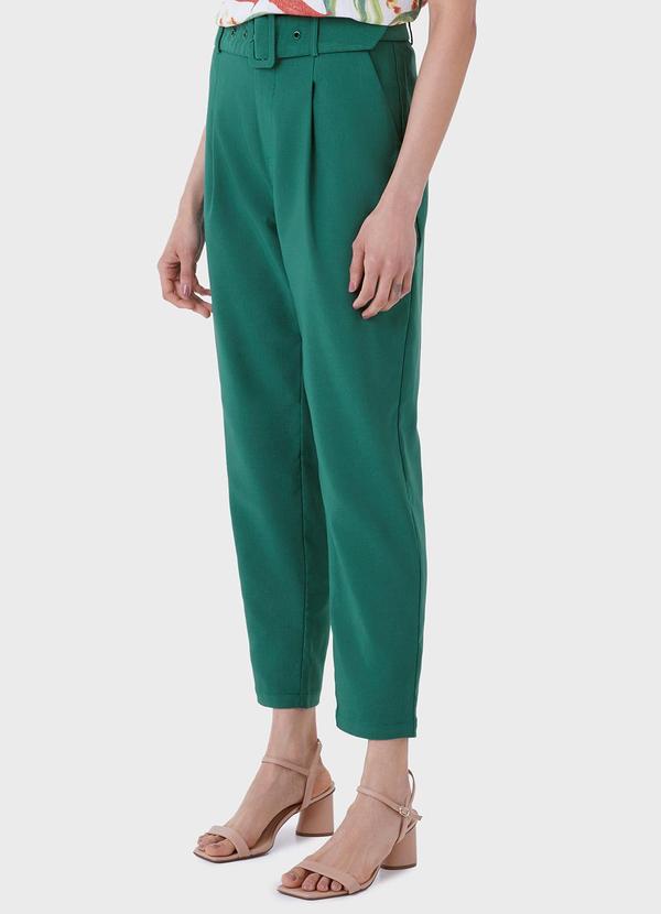 Vista 2 Calça Carrot Alfaiataria Verde Malwee Malwee