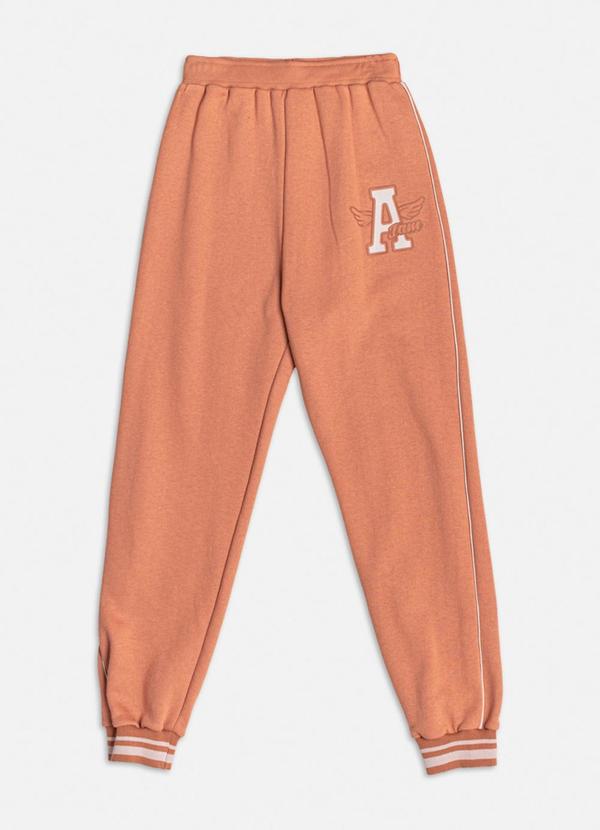 Calça de Moletom College Sport Chic Bege