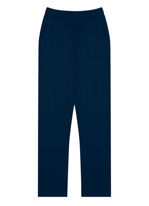 Calça Feminina em Molecotton Azul