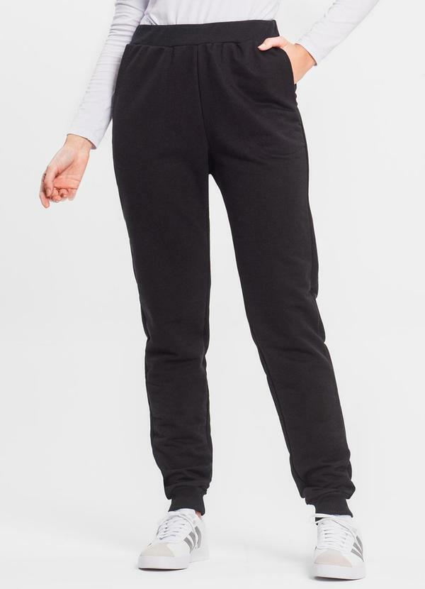 Calça Feminina Jogger Preto