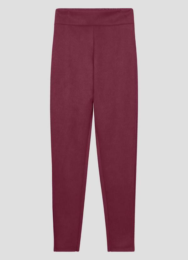 Calça Feminina Montaria Aveludada Carmim