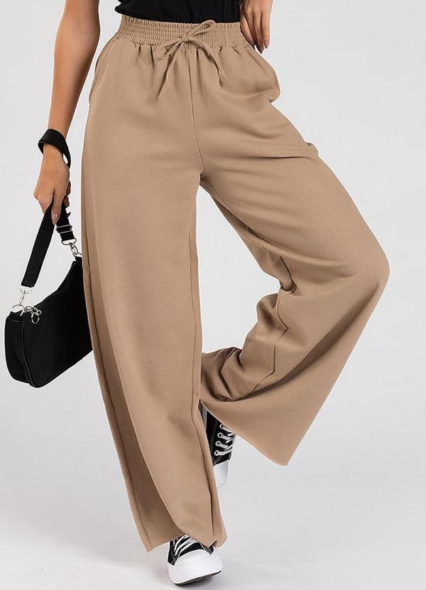 Calça Moletom Wide Leg Tai Terra