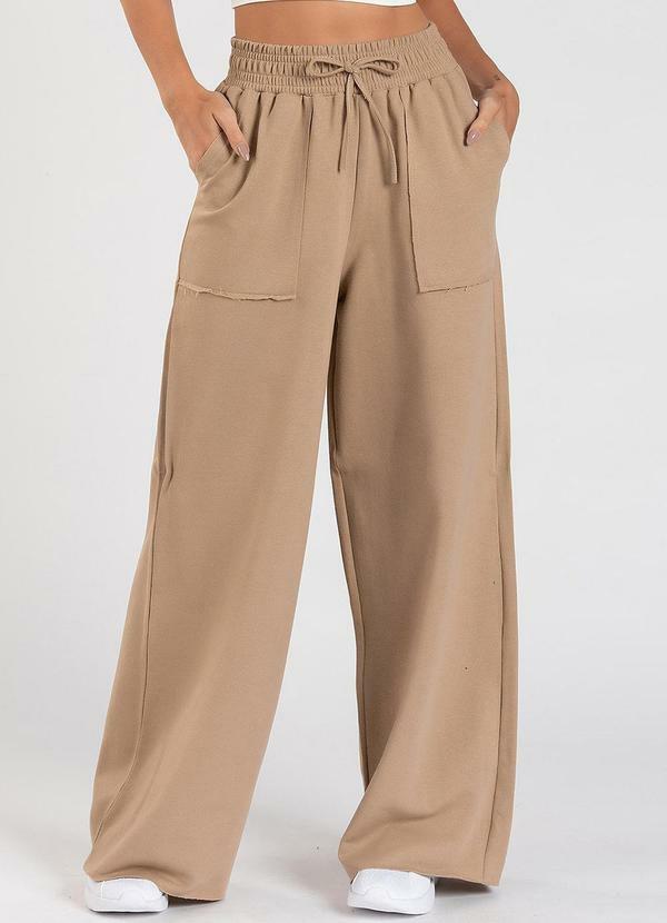 Calça Moletom Wide Leg Val Terra