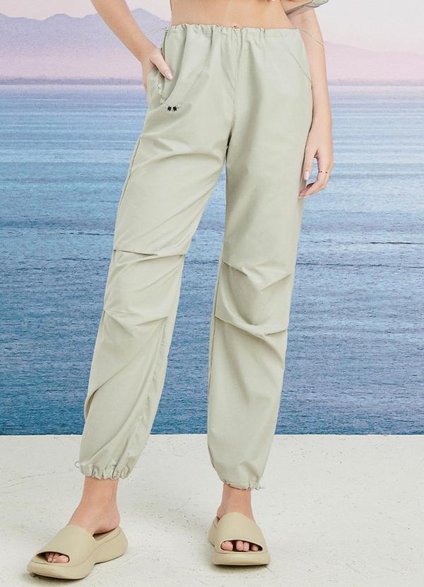 Calça Parachute Cinza