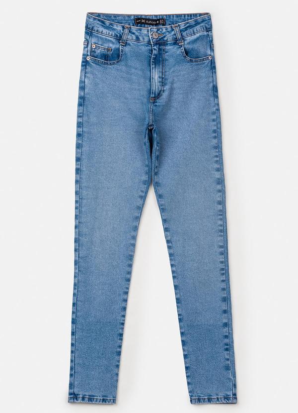 Calça Skinny Jeans Azul Claro Azul