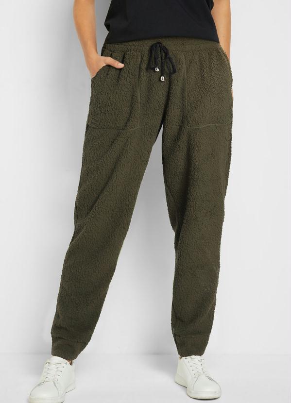 Vista 2 Calça Teddy Verde bonprix bonprix