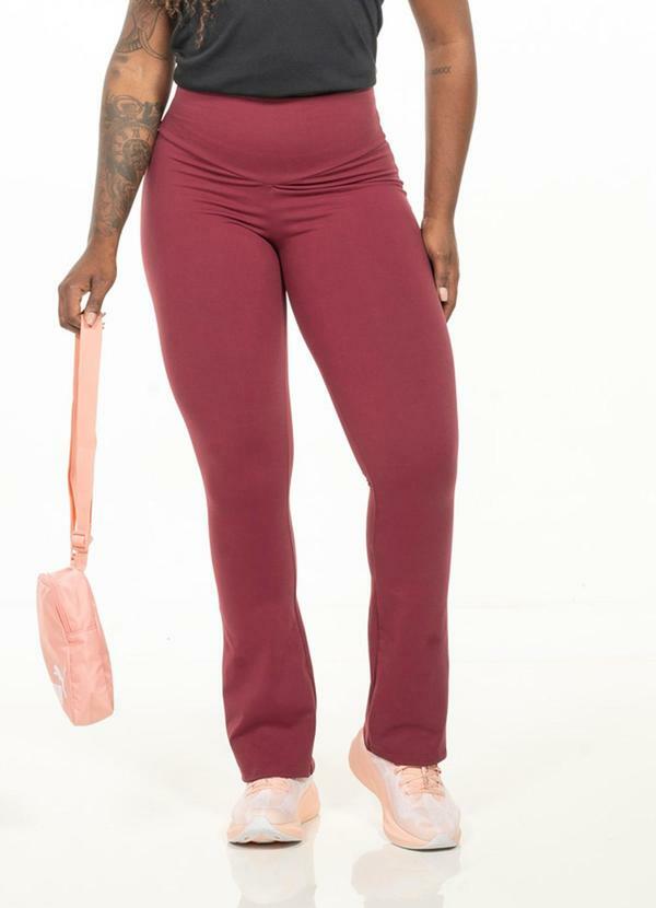 Calça Flare Feminina Marrom