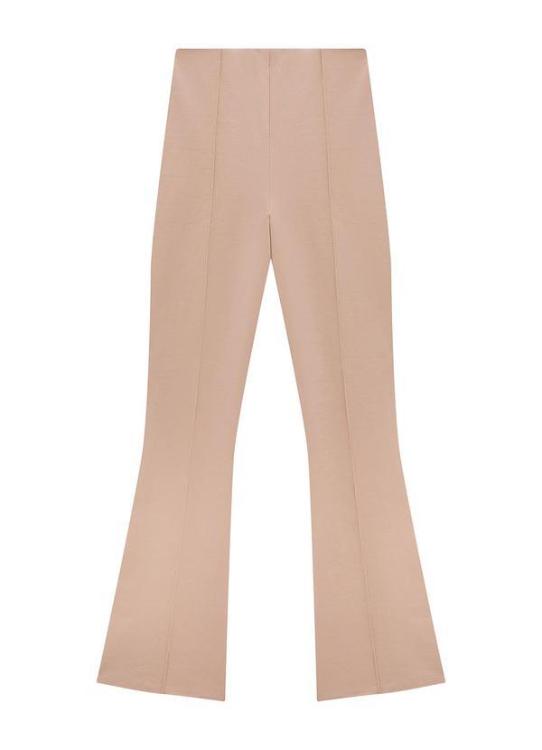 Vista 2 Calça Nude Bootcut em Interlock Enfim Enfim