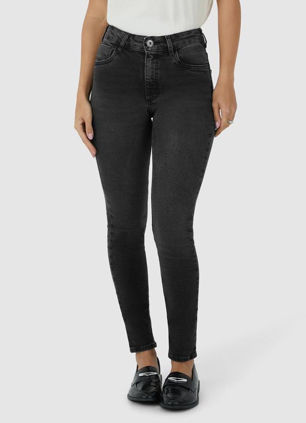 Calça Feminina Skinny Jeans Flex Preto