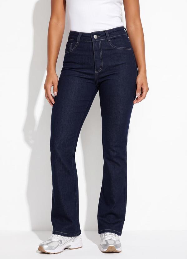 Calça Flare Jeans Azul