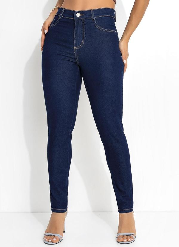 Calça Jeans Azul Escuro Skinny