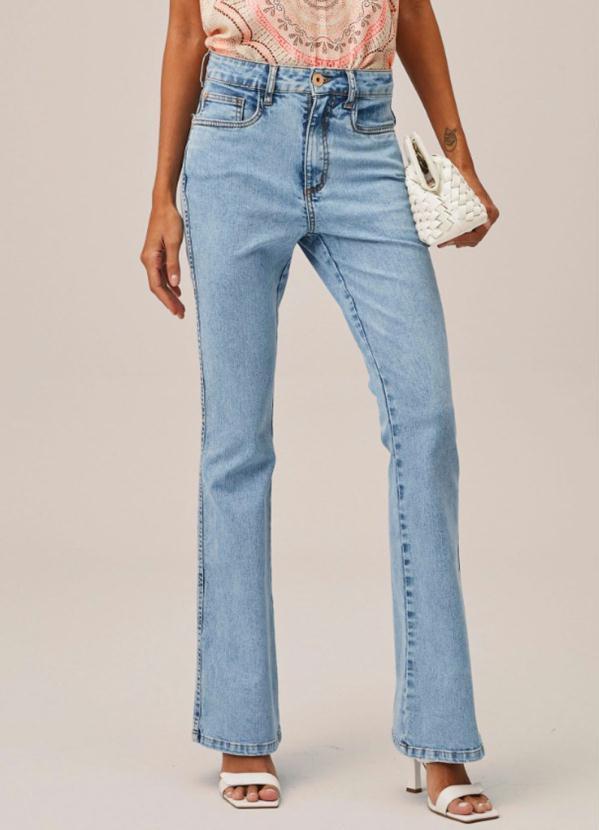 Calça Jeans Boot Cut Super HighAzul