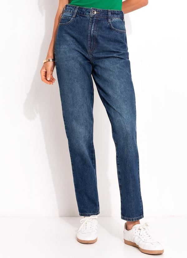 Calça Jeans Mom Bruna Azul