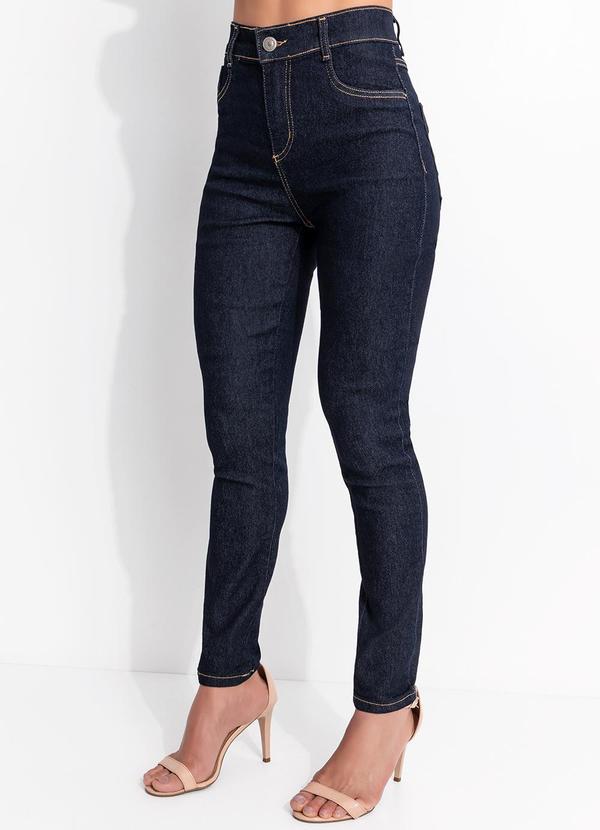 Calça Jeans Escura Skinny Sawary