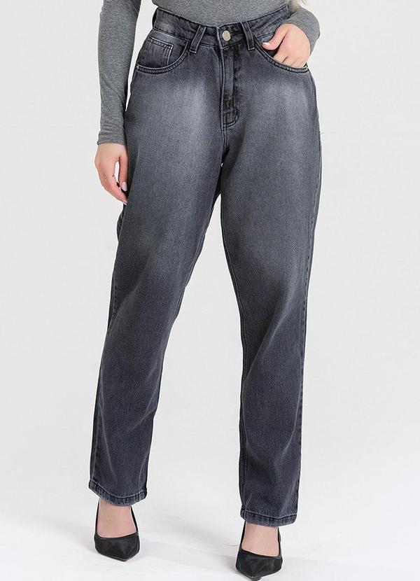 Calça Jeans Mom Elow Preto