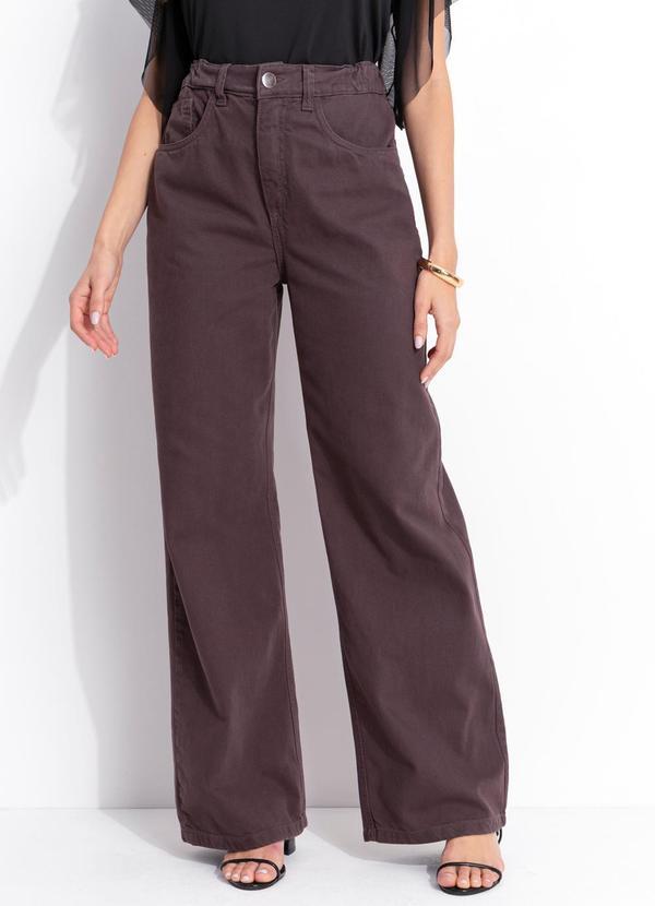 Calça Jeans Perfeita Marrom Café