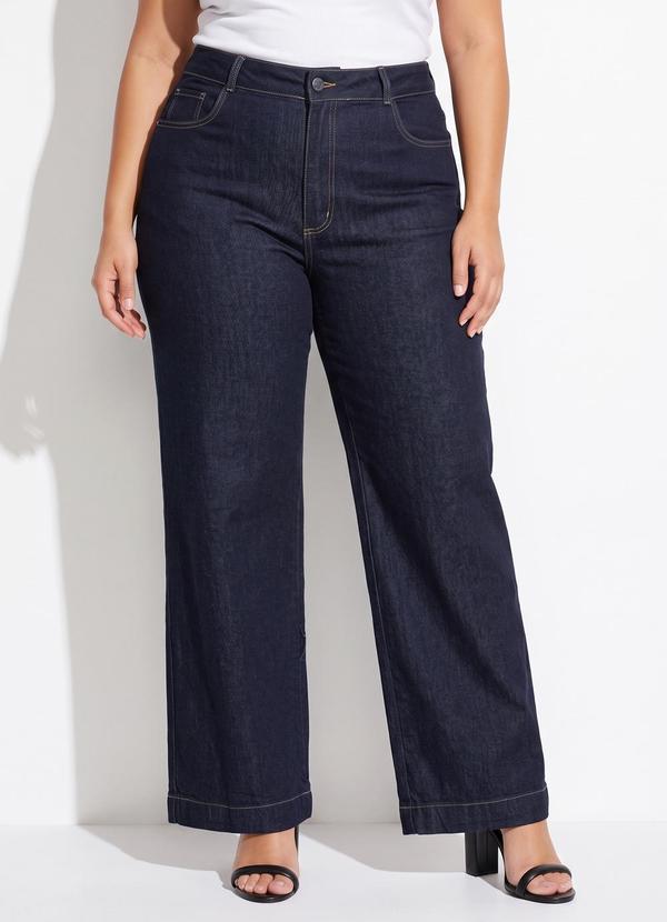 Calça Jeans Plus Size Azul