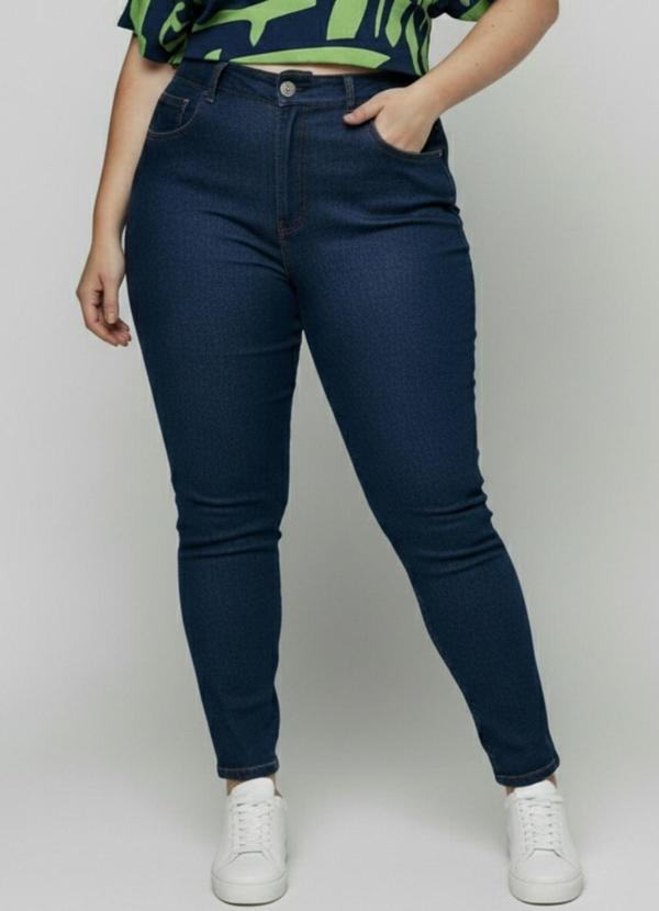 Calça Jeans Plus Size Azul