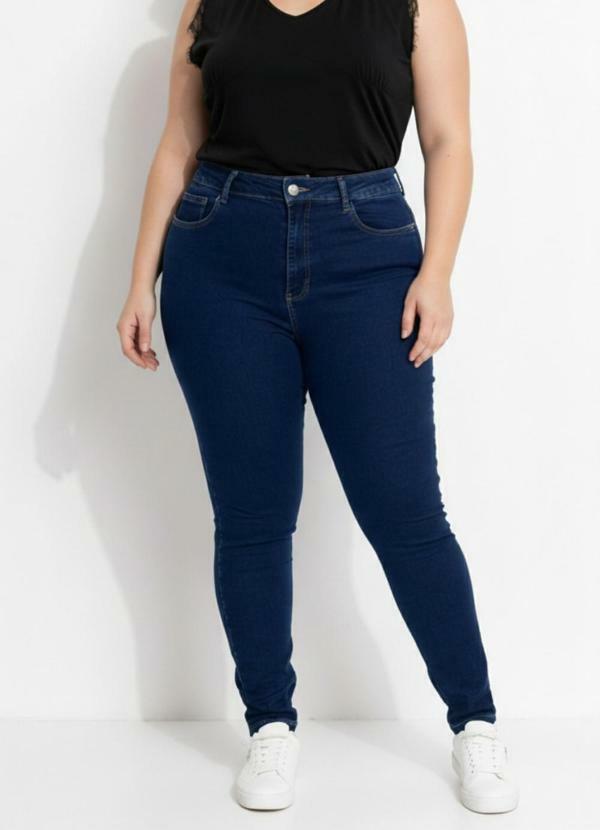 Calça Jeans Plus Size Azul