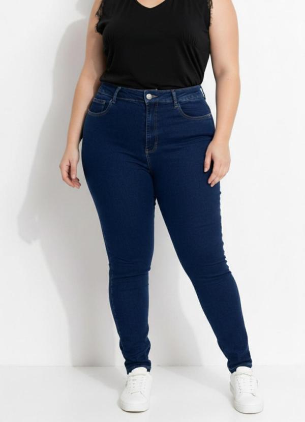 Calça Jeans Plus Size Azul