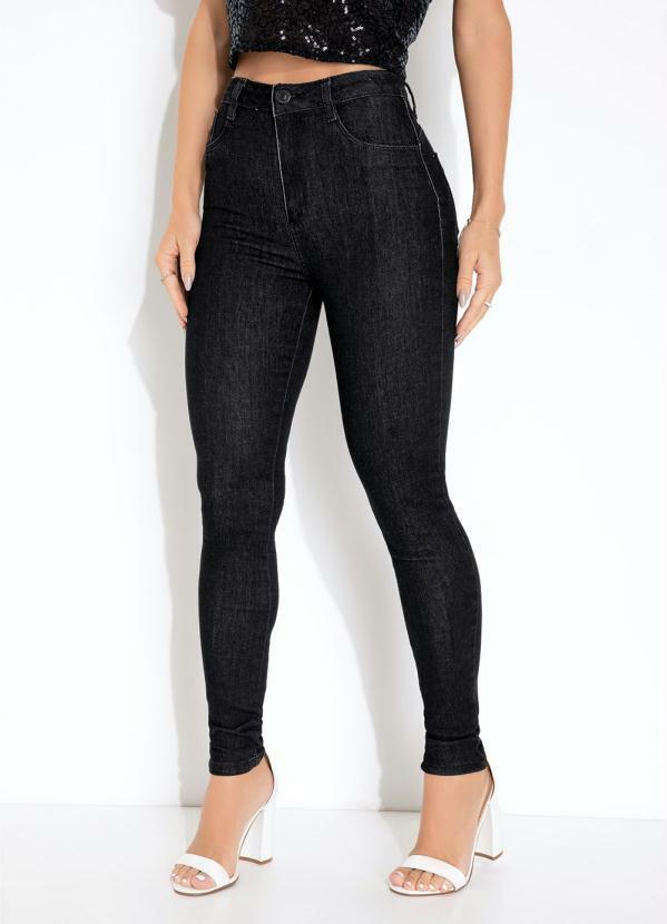 Calça Jeans Preta Super Lipo Sawary