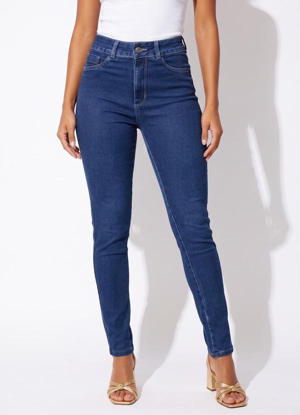 Calça Jeans Skinny Azul