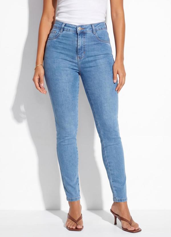 Calça Jeans Skinny Azul