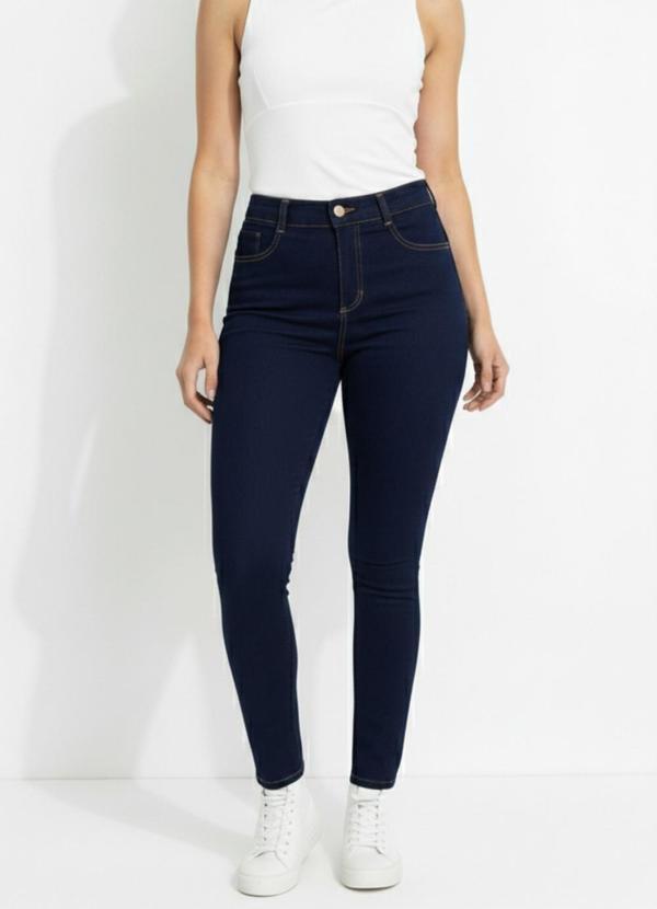 Vista 2 Calça Jeans Skinny Azul Sawary Jeans Sawary Jeans